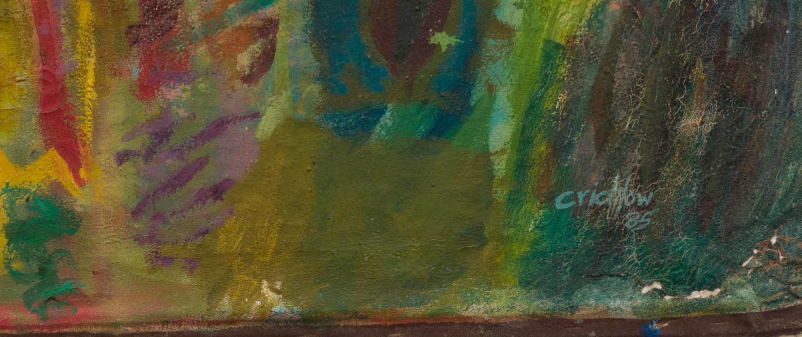 Kenwyn Crichlow, Whispers in the Rainforest, 1985