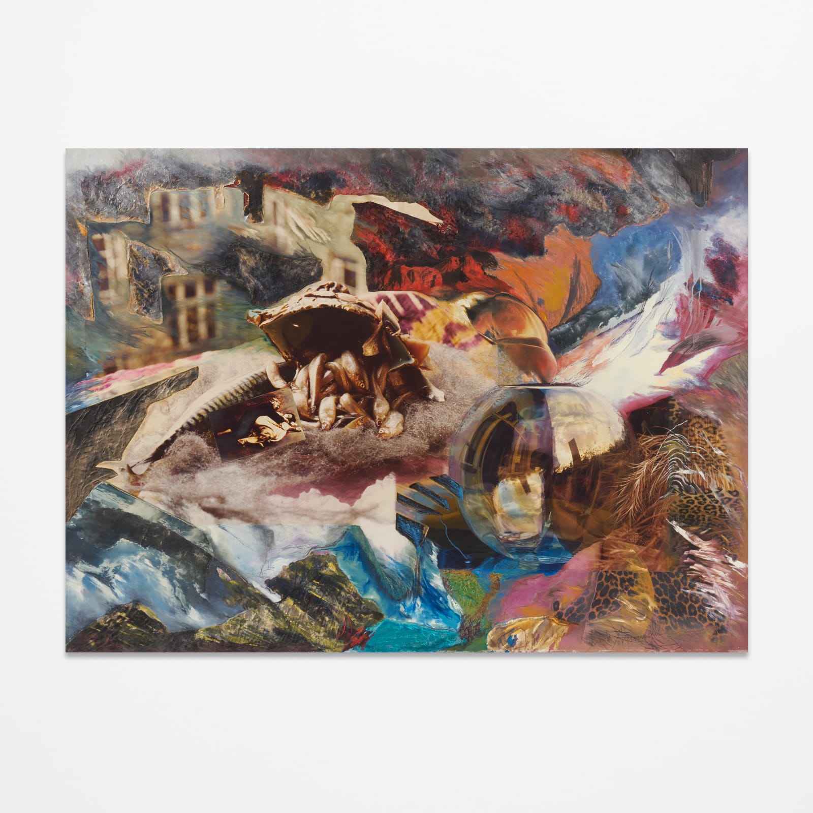 Sarah Schumann, Convex Reflection over the Sea and Death in the Alps (Konvexspiegelung über dem Meer und dem Tod in den Alpen), 1982
