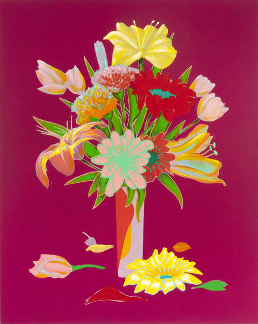 Roland Reiss, Unrepentant Flowers: Magenta, 2017