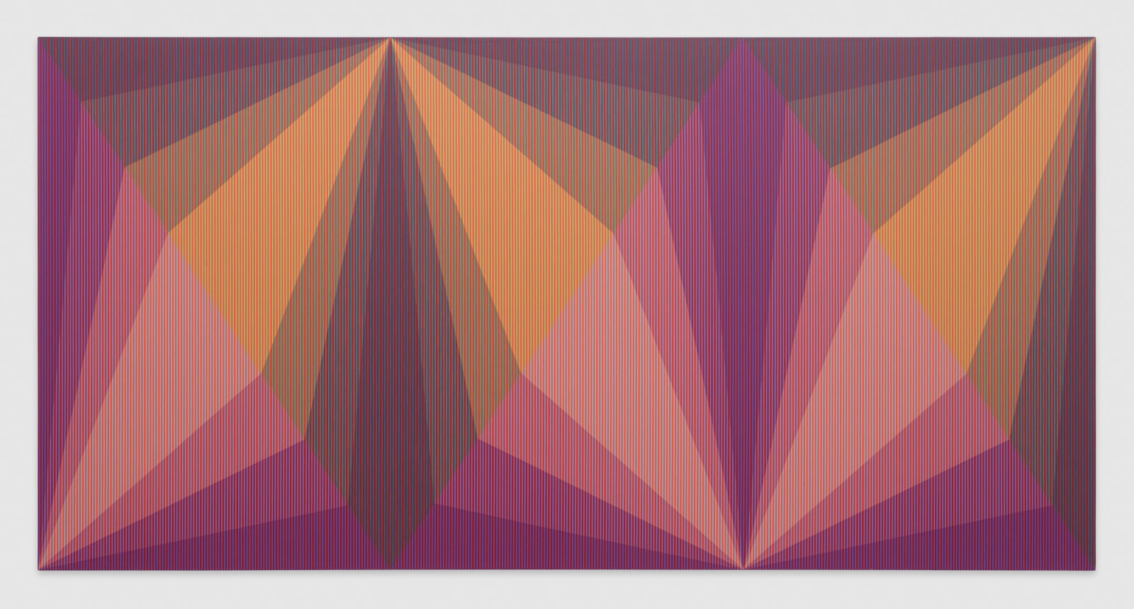 Julian Stanczak, Duality in System, 1982