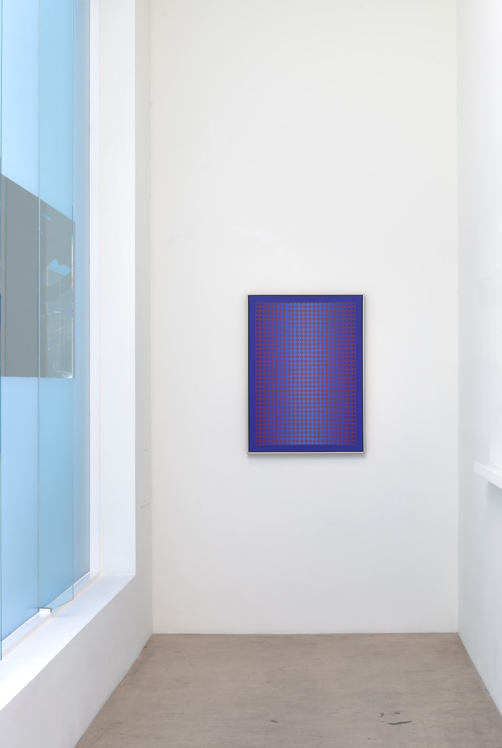 Julian Stanczak, Midnight Blue, 1983