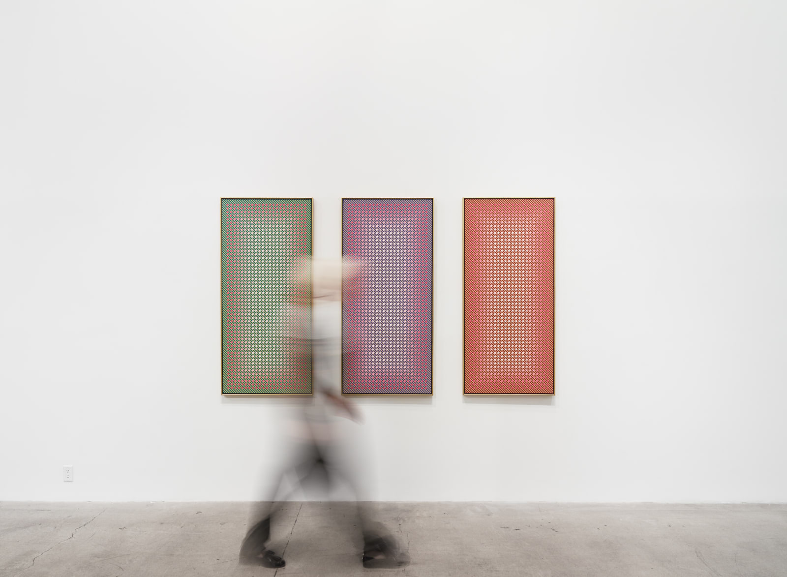 Julian Stanczak, Diagonal Dependence, 1985