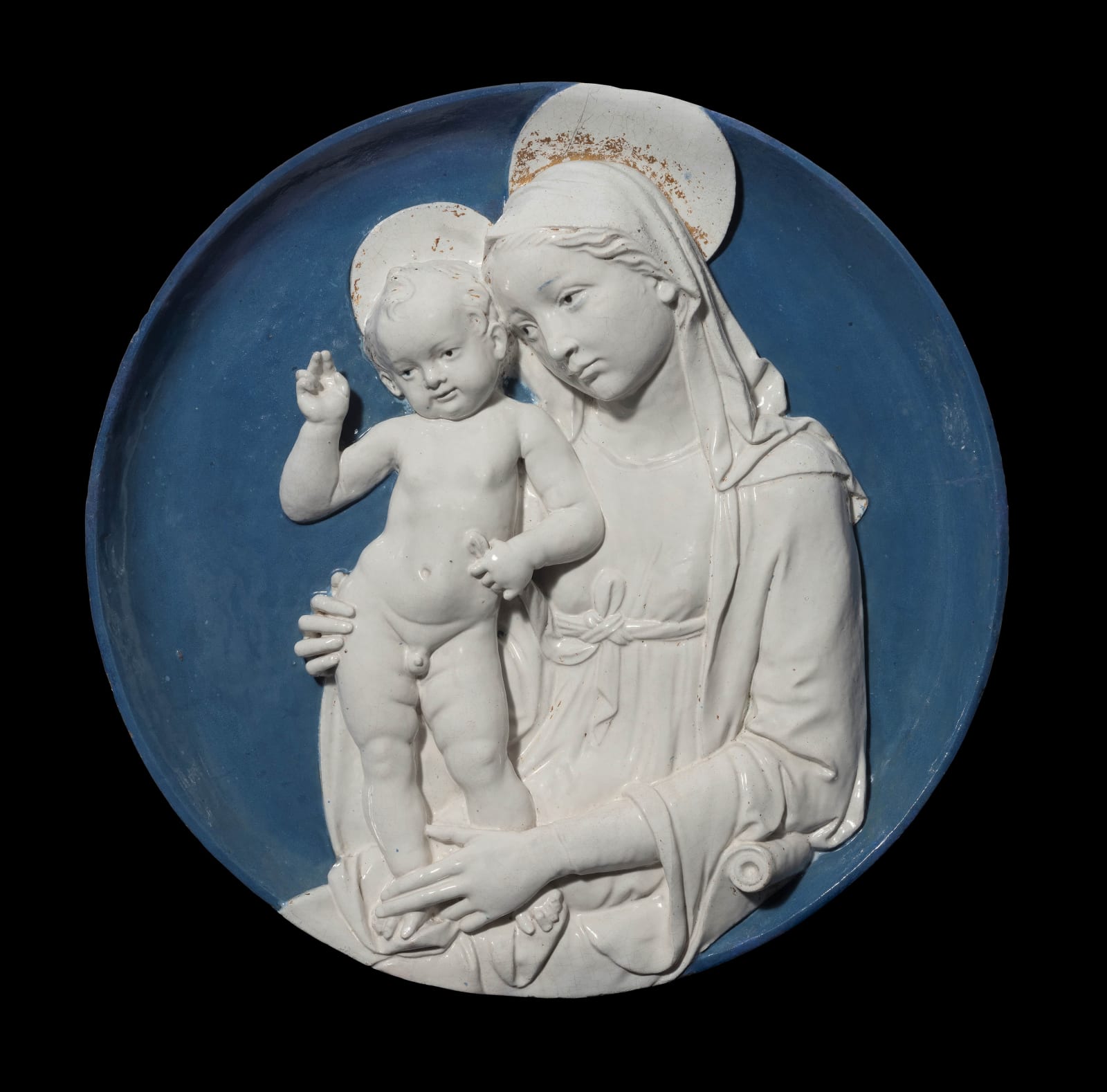 Andrea della Robbia, The Virgin with the Blessing Child, c. 1490–95