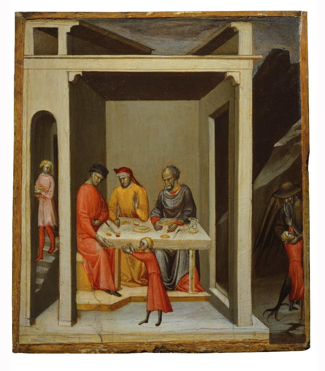 BICCI DI LORENZO, A scene from the life of St Nicholas: The miracle of a child restored to his parents, 1433-34