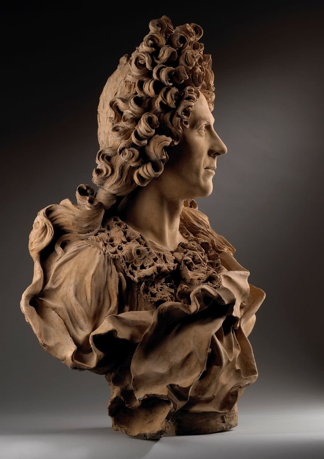 Attributed to Guillielmus de Grof, Portrait bust of Prince Eugene of Savoy-Carignano (1663 – 1736), c. 1710-15