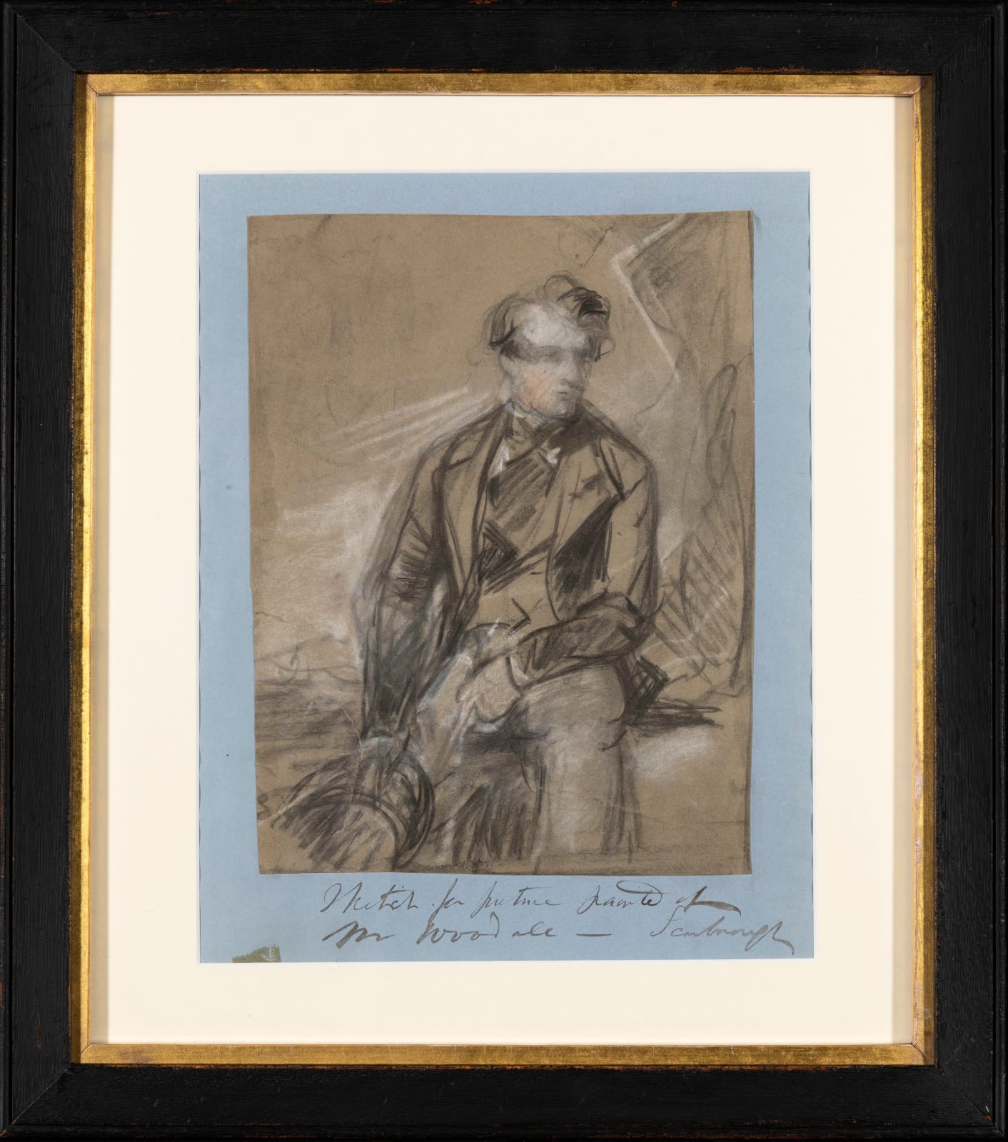 Sir Francis Grant, P.R.A., Study for a portrait of Mr Woodale