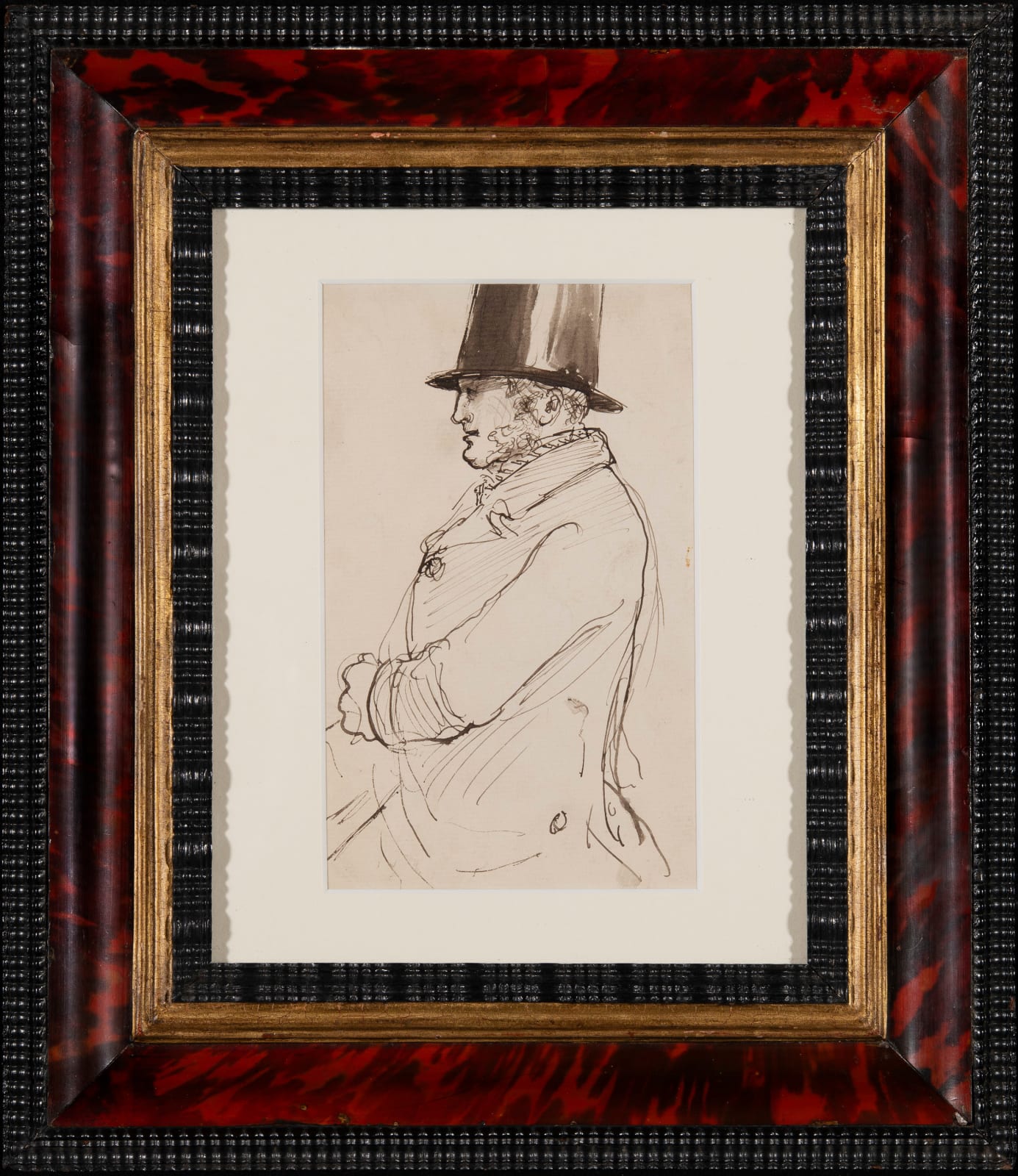 Sir Francis Grant, P.R.A., Study of gentleman hunting