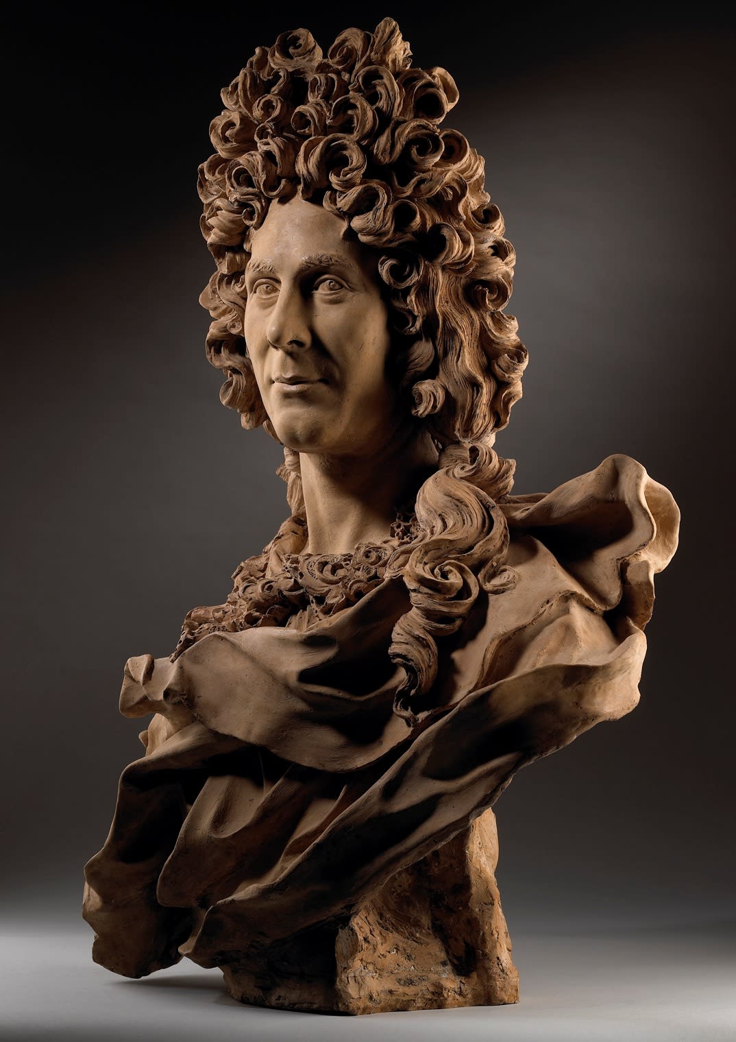Attributed to Guillielmus de Grof, Portrait bust of Prince Eugene of Savoy-Carignano (1663 – 1736), c. 1710-15