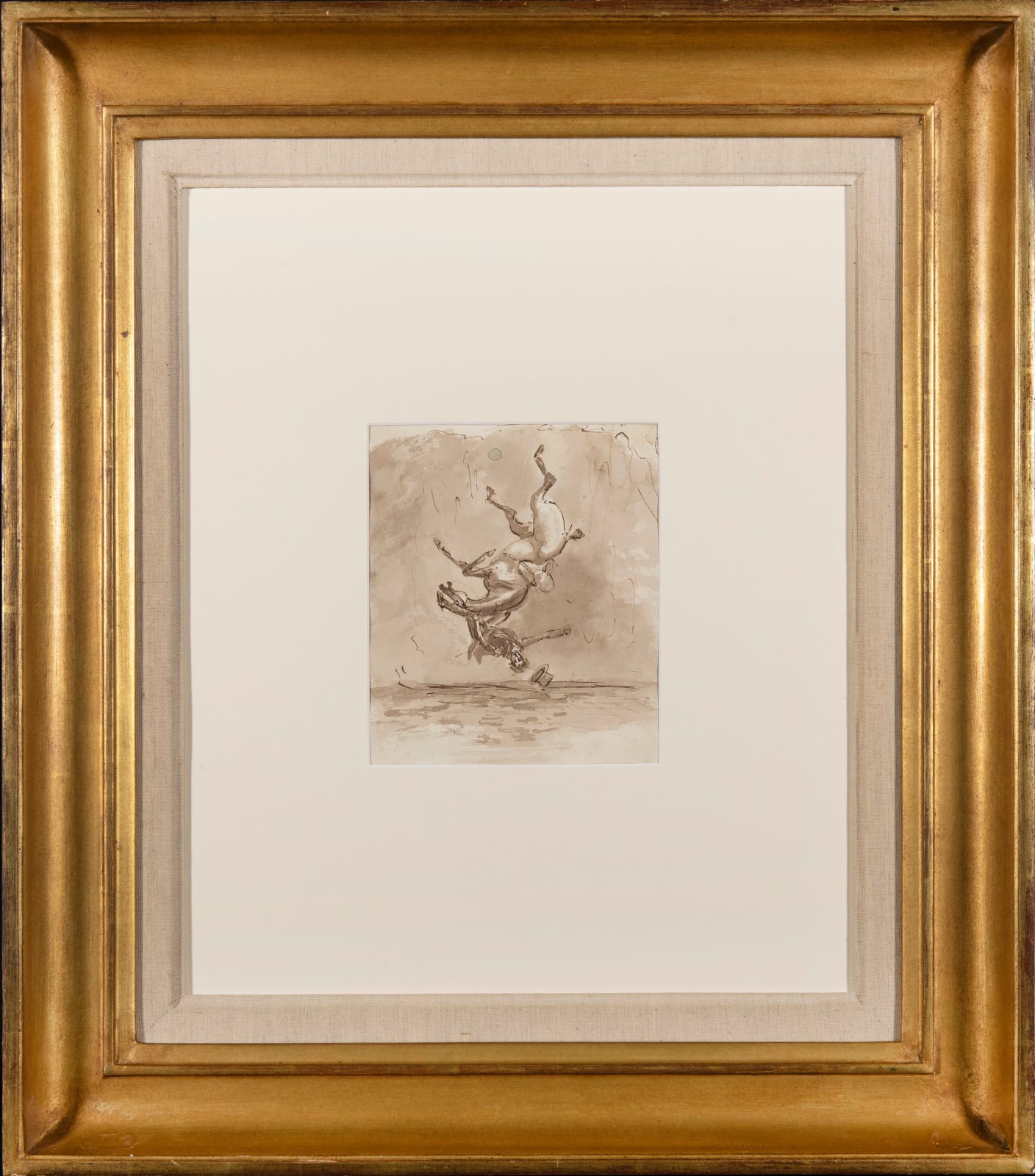 Sir Francis Grant, P.R.A., Falling horseman