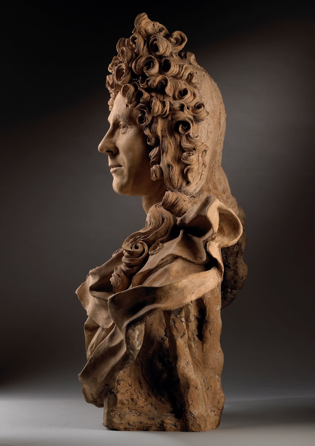 Attributed to Guillielmus de Grof, Portrait bust of Prince Eugene of Savoy-Carignano (1663 – 1736), c. 1710-15