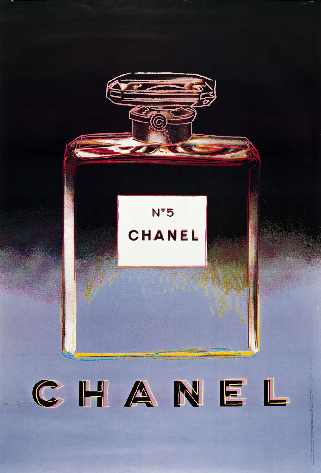 Andy Warhol, Chanel No. 5 (Black), 1997