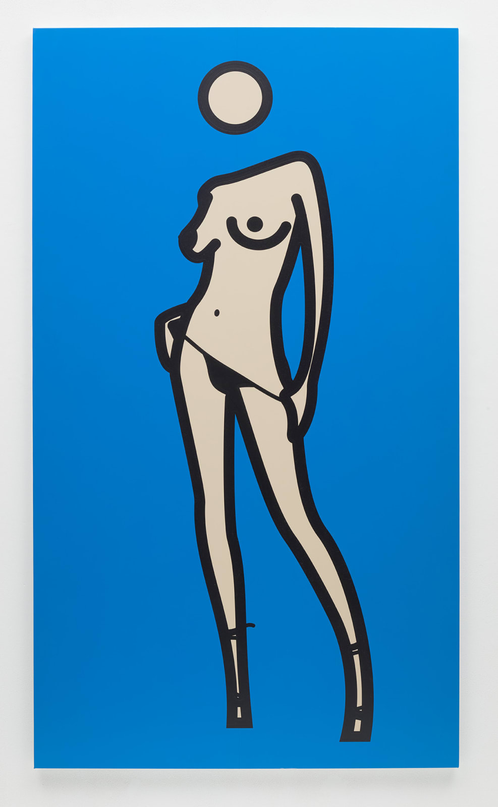 Julian Opie, Woman taking off Pants No 3, 2003