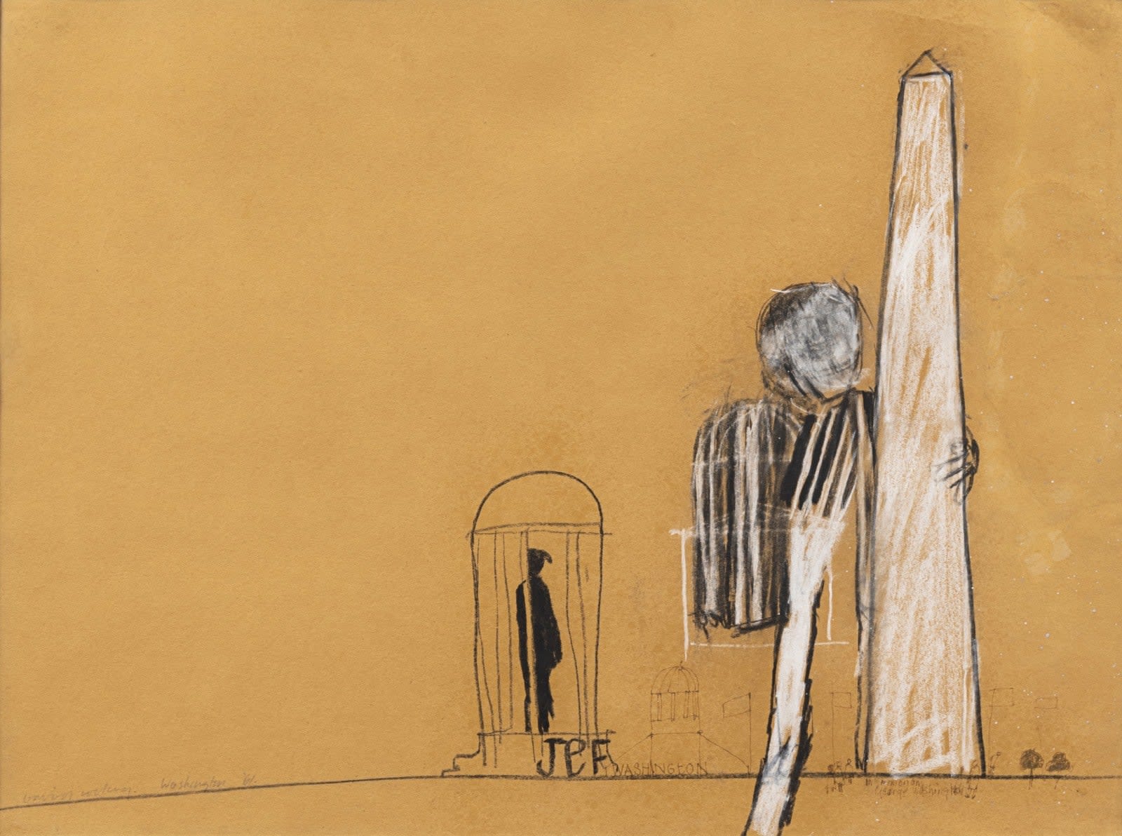 David Hockney, Washington, 1961