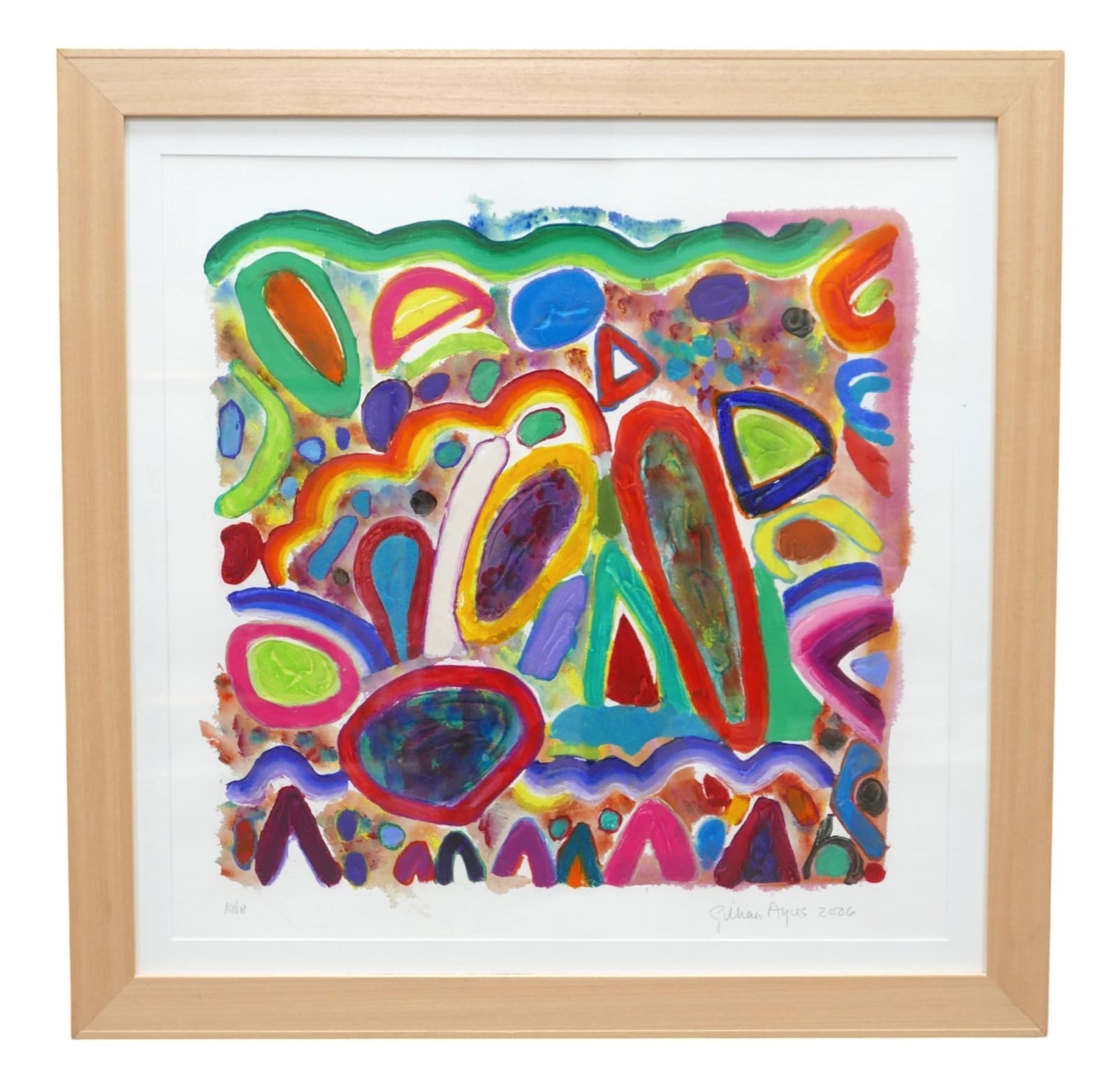 Gillian Ayres, Mascara, 2004