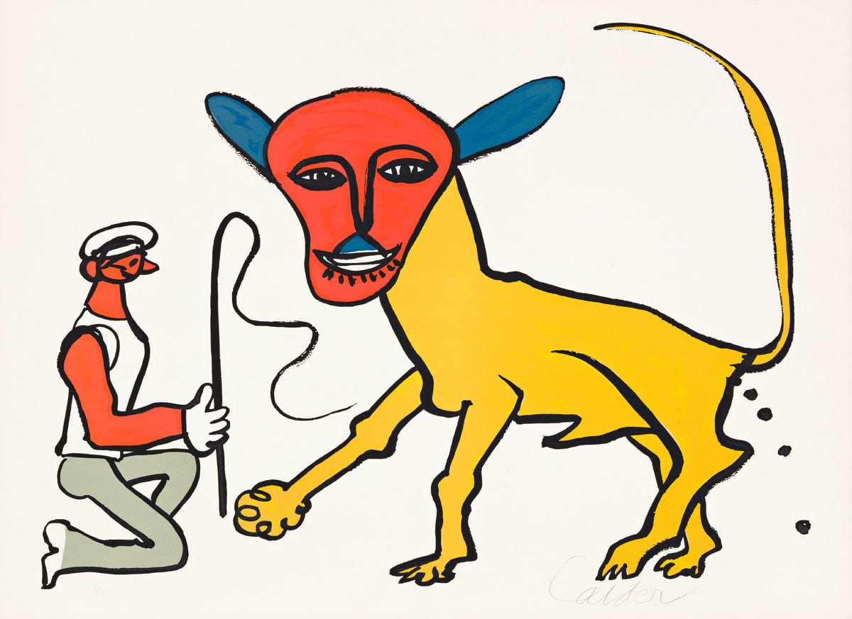 Alexander Calder, Lion Tamer , 1974