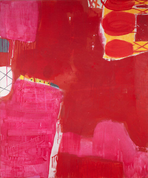 Gary Komarin, Rue Madame in Red, 2018, 2018