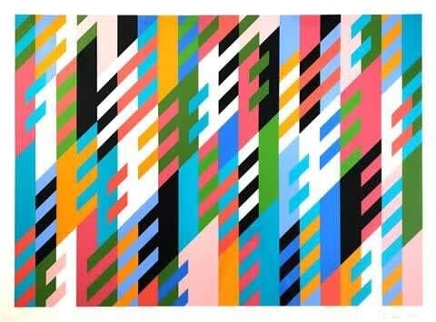 Bridget Riley, New Day , 1992