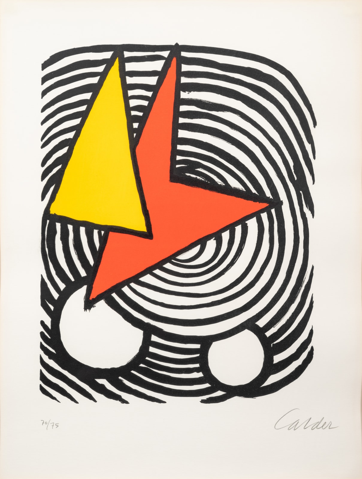 Alexander Calder, Triangle et Quadrilatère, 1973