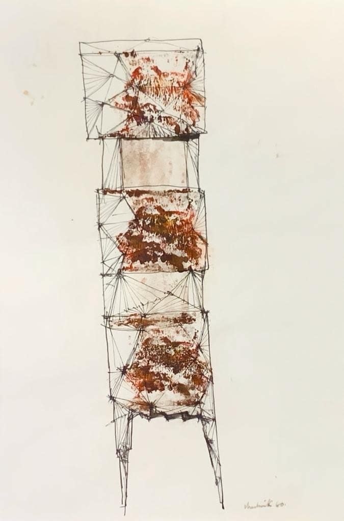 Lynn Chadwick, Study for the Watcher, 1960