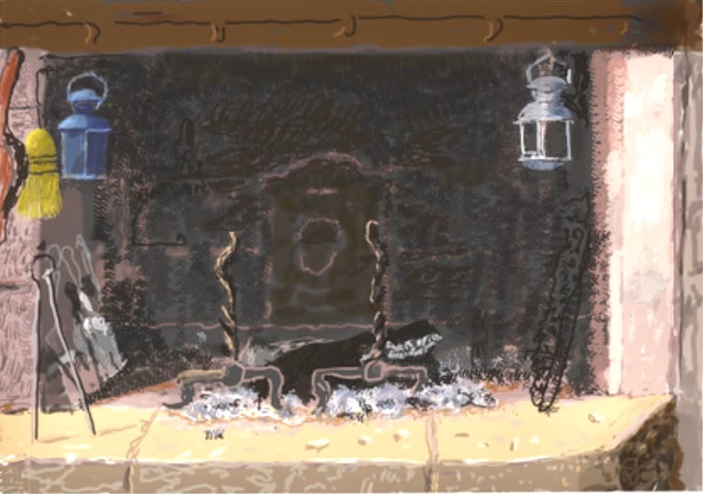 David Hockney, No Fire, 2020