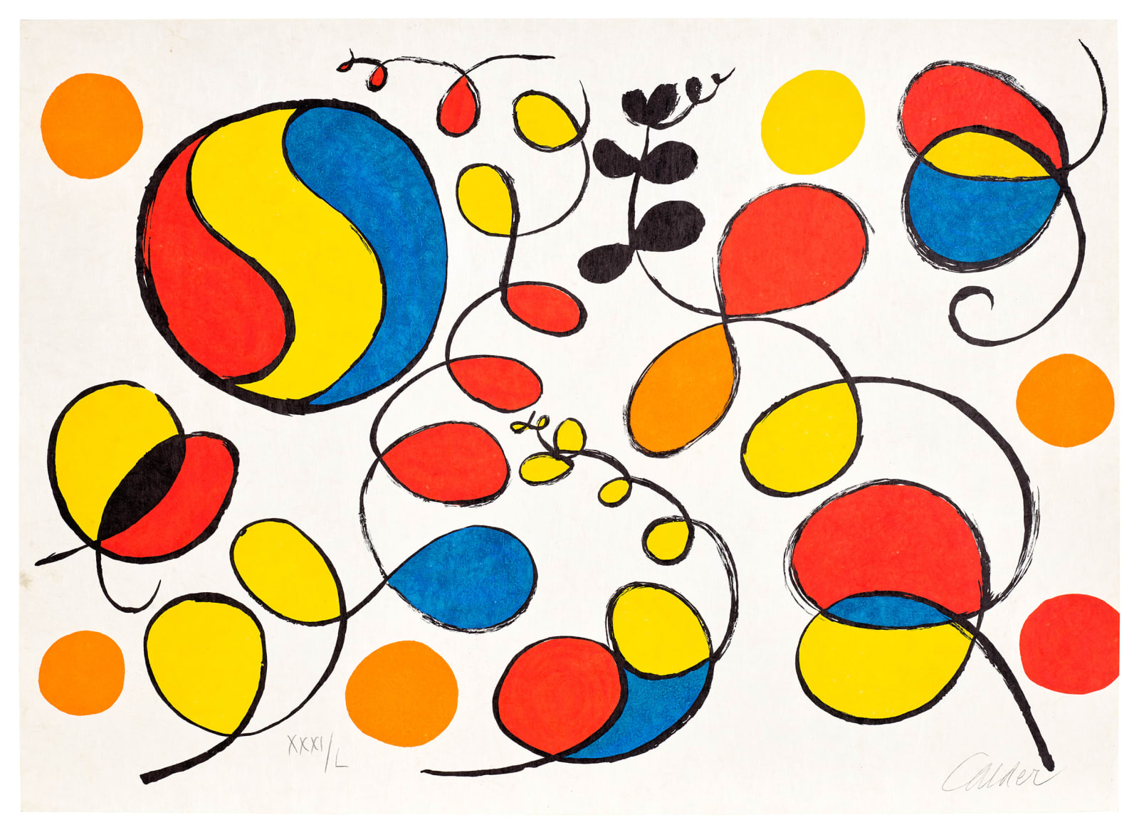 Alexander Calder, La mémoire élémentaire (Elementary Memory), 1976