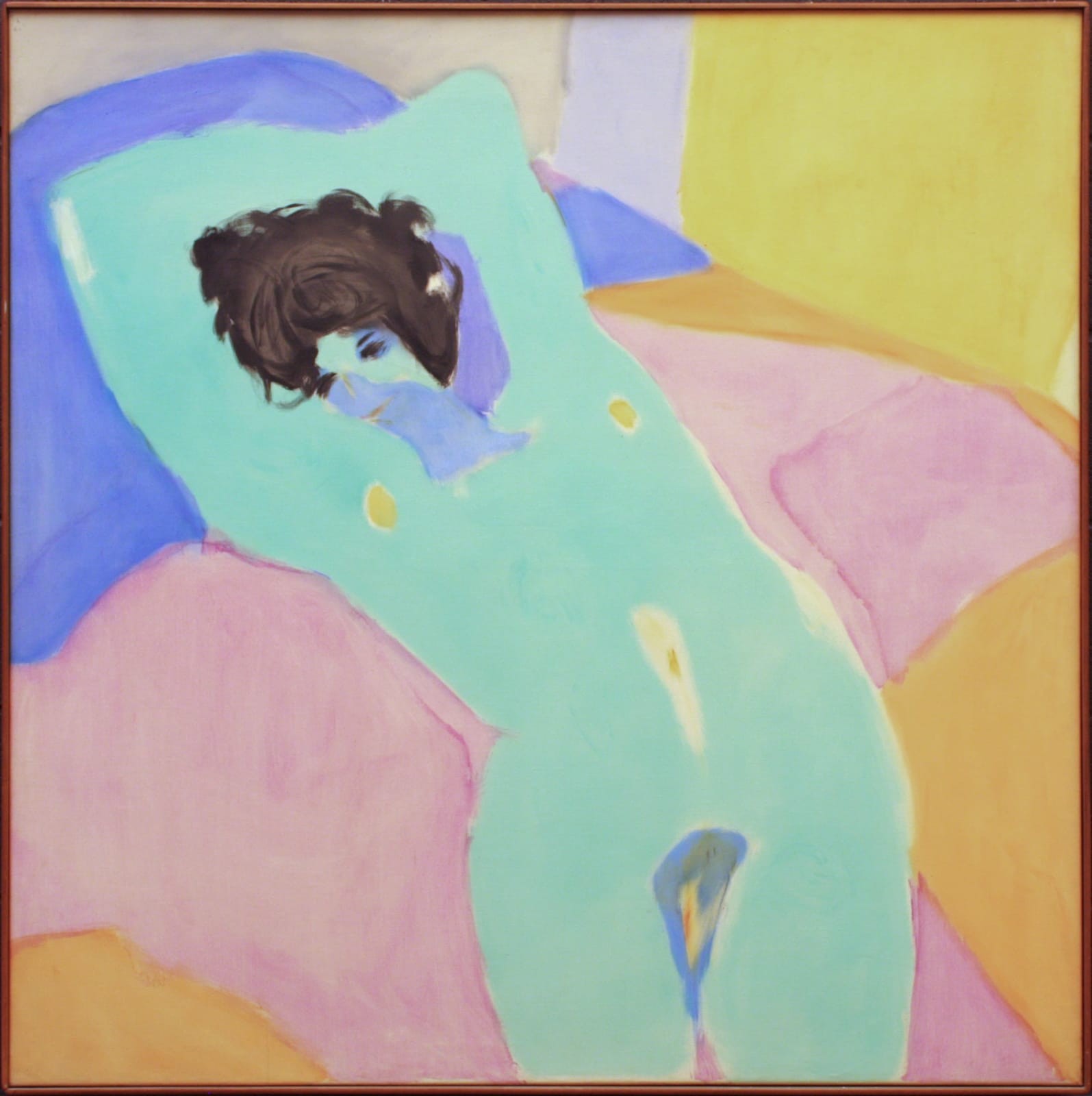 Philip Sutton, Zadadier nude, number two, 1967