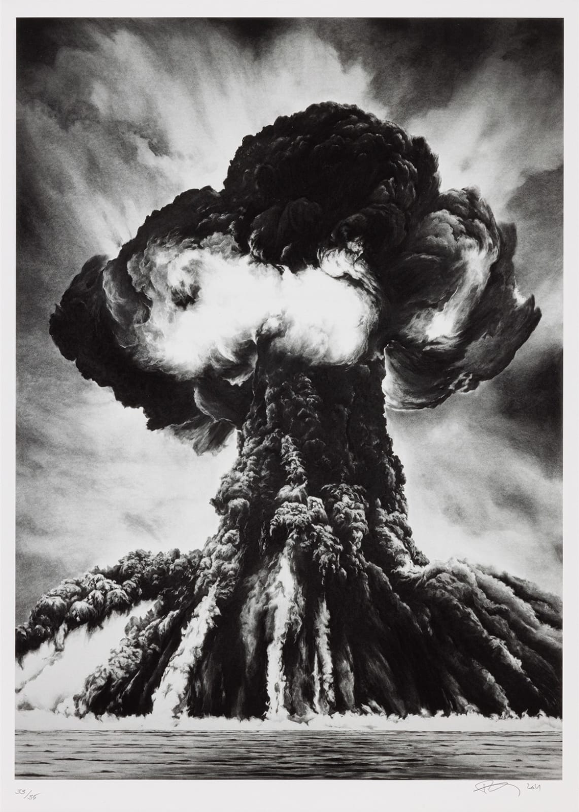 Robert Longo, Russian Bomb ( Semipalatinsk ), 2011