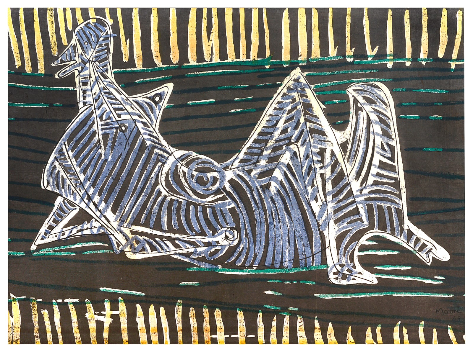 Henry Moore, Reclining Figure, 1948