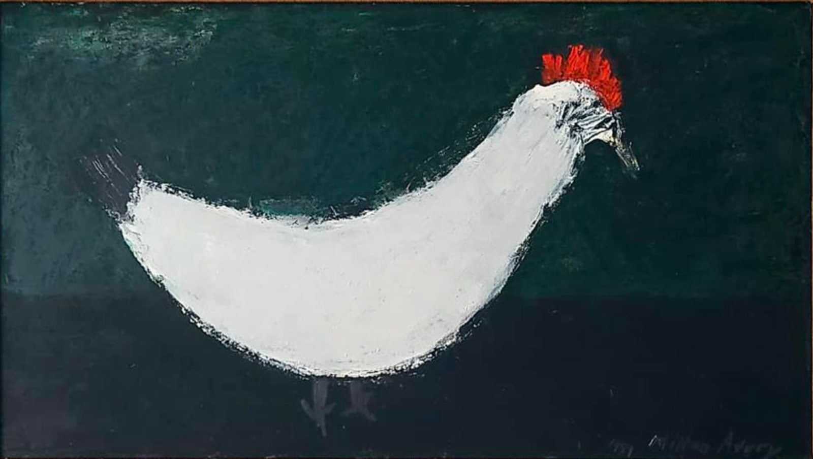 Milton Avery, White Hen, 1957