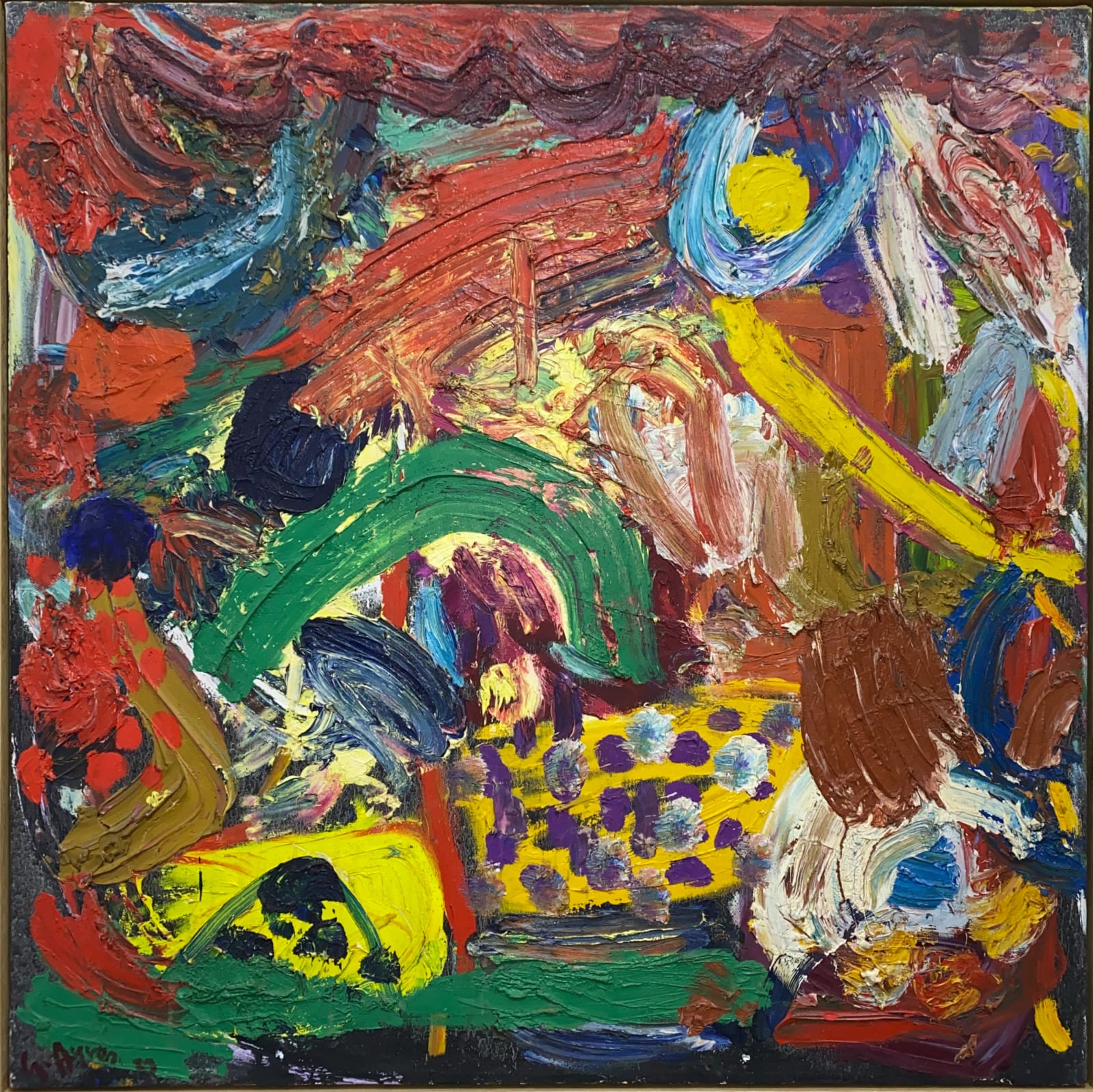 Gillian Ayres, This Sweet and Merry Month, 1983