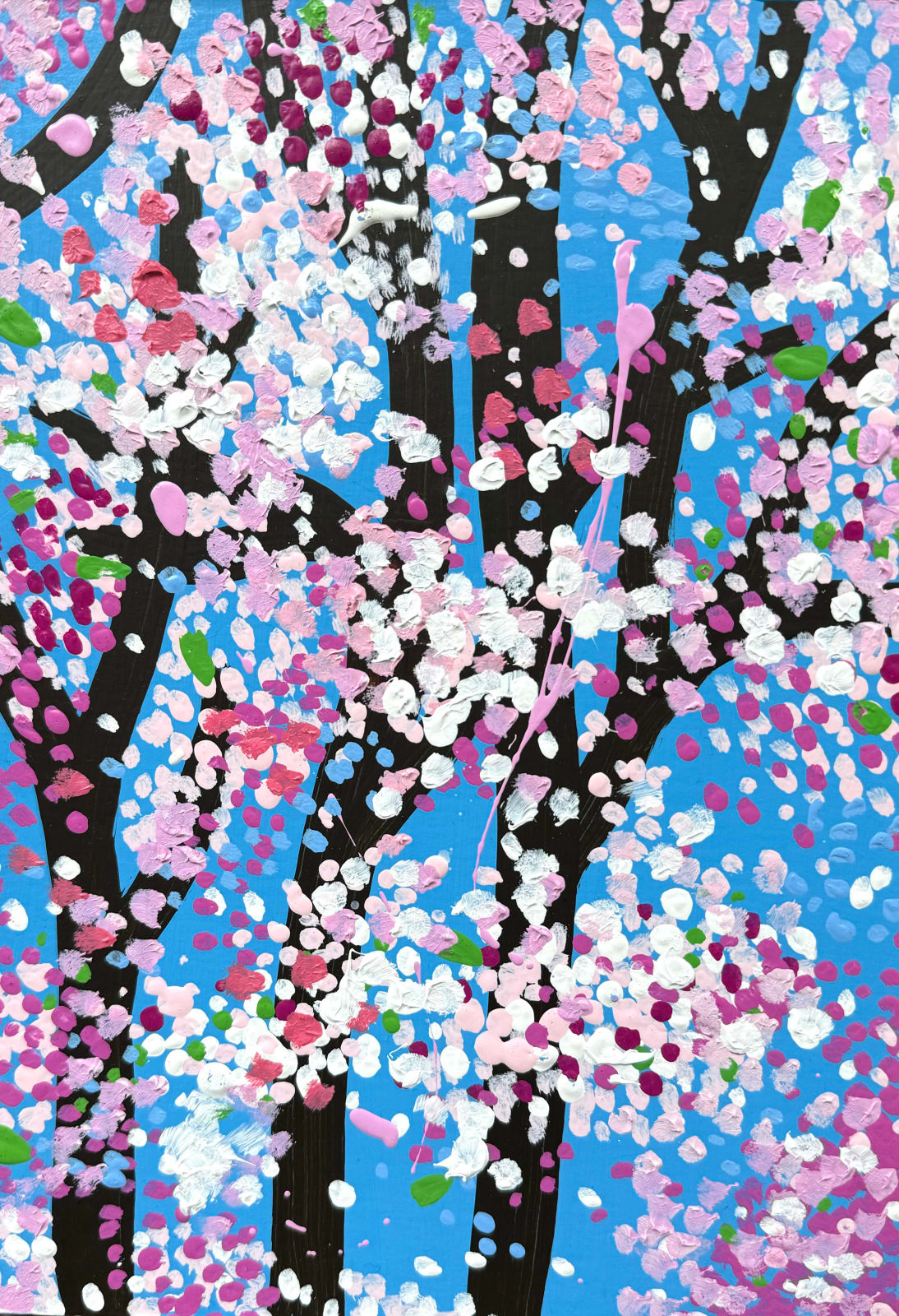 Damien Hirst, Oil Blossoms, 2021
