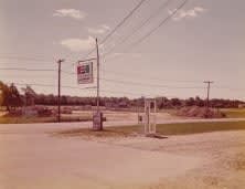 Stephen Shore, Wilde St & Colonization Ave, Dryden Ontario, 1974