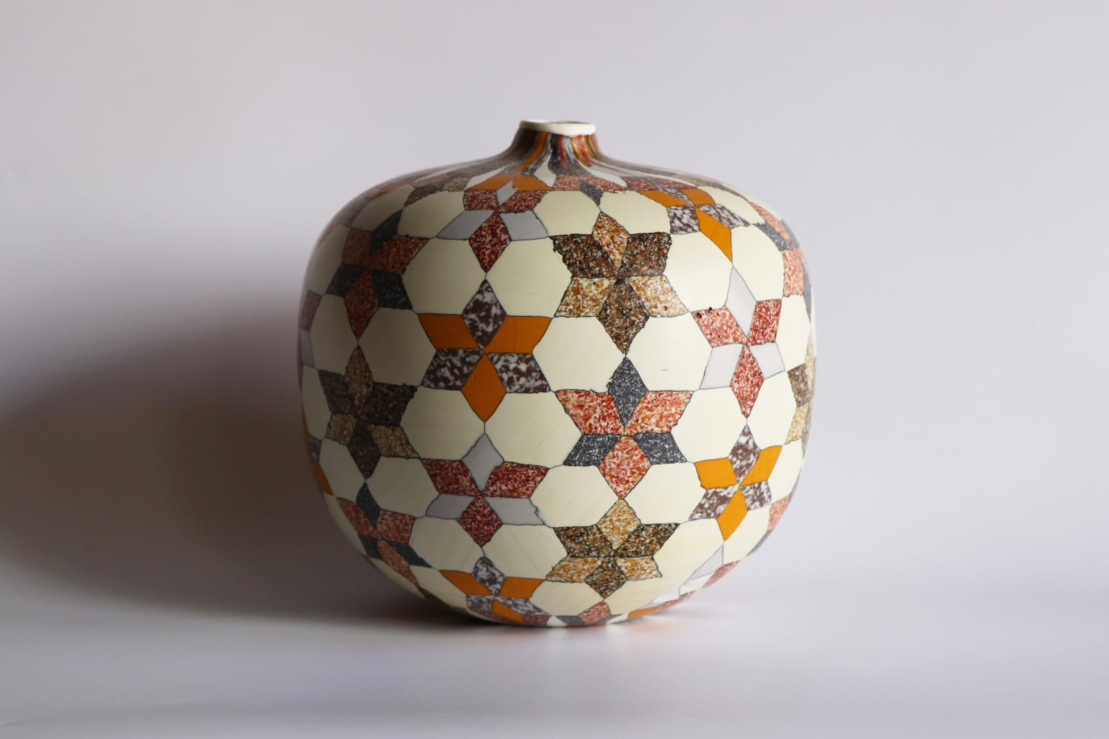 Massimo Micheluzzi, Mosaico Intarsio Vase, 2021