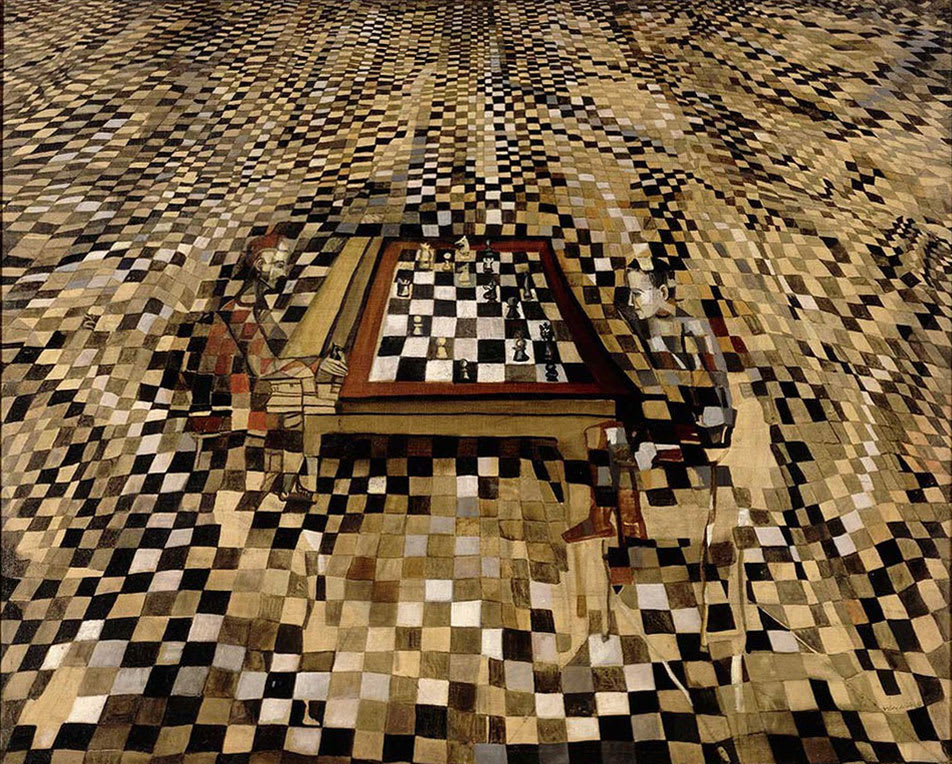 Maria Helena Vieira da Silva, La Partie d'échecs, 1943