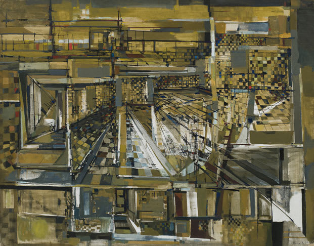 Maria Helena Vieira da Silva, Le Promeneur invisible, 1951