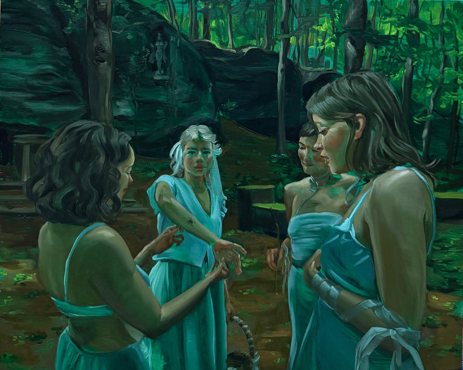 Emily Coan, Our Lady (Green), 2025