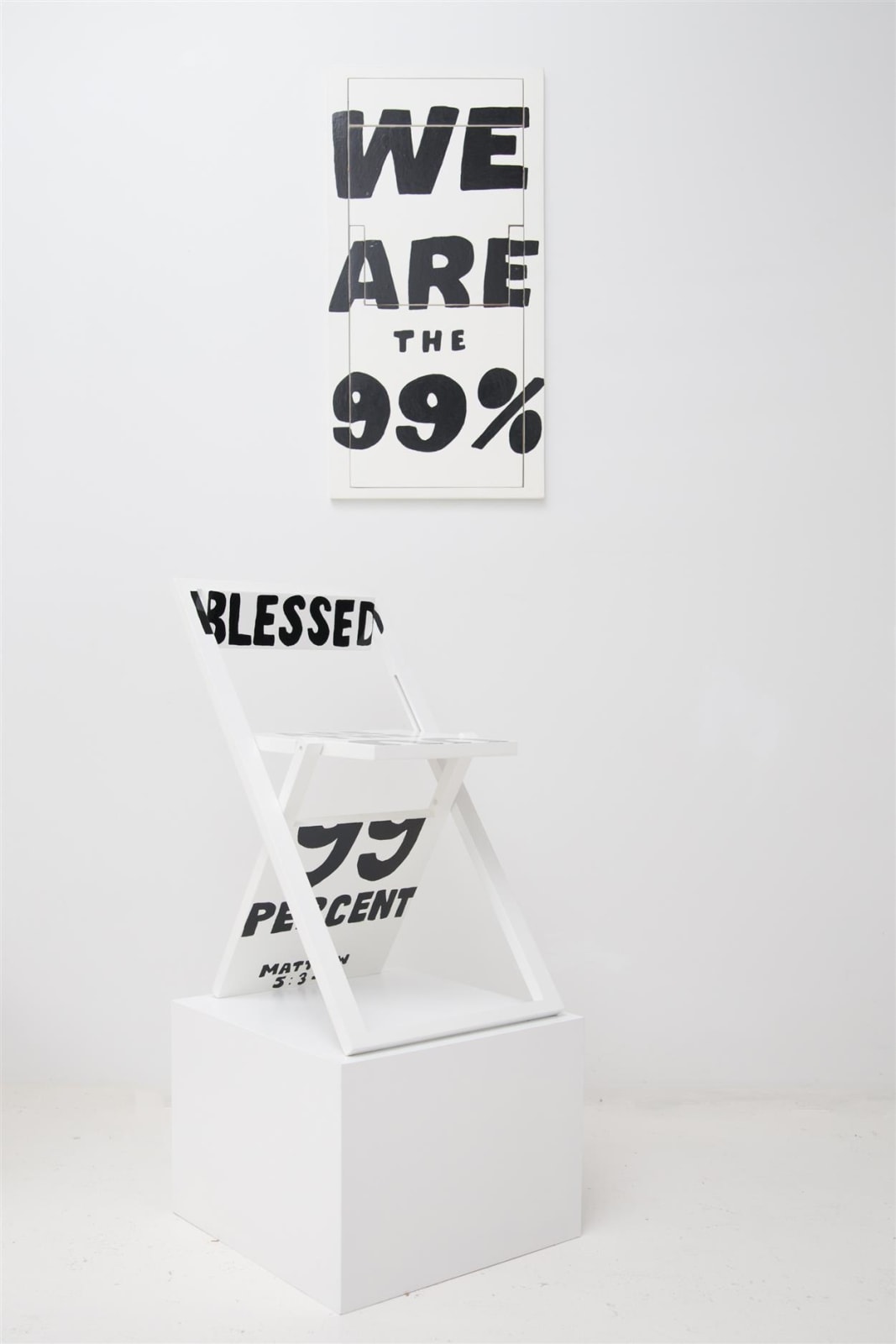 Sebastian Errazuriz, Occupy Chair (We Are The 99%), 2012