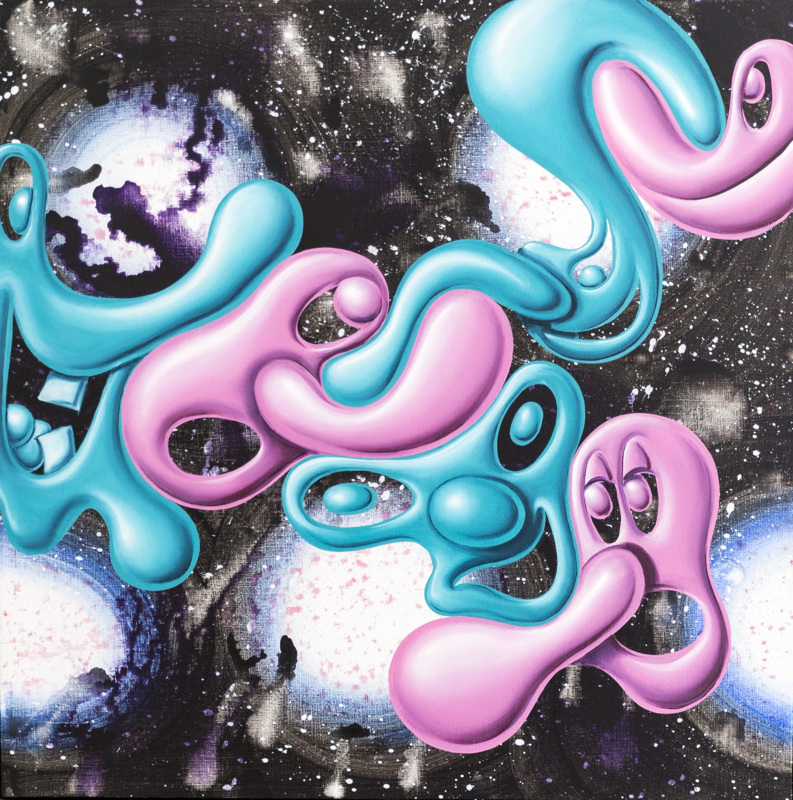 Kenny Scharf, KOZMOBZ, 2018 | Dio Horia Gallery