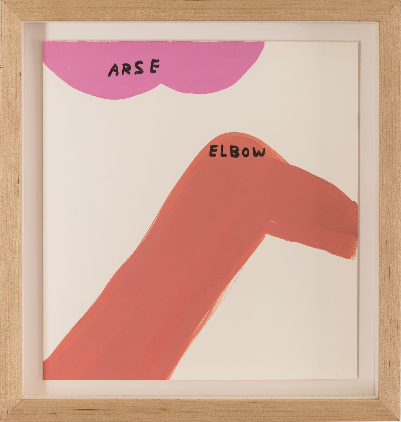 David Shrigley, Arse and Elbow, 2021