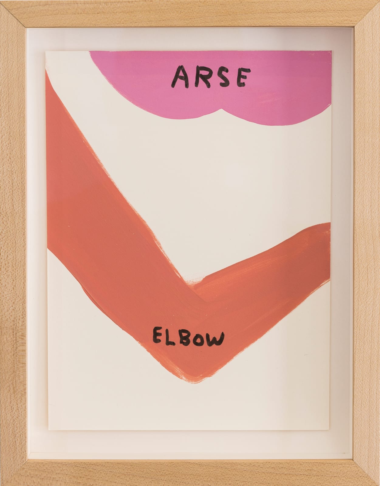 David Shrigley, Arse and Elbow, 2021
