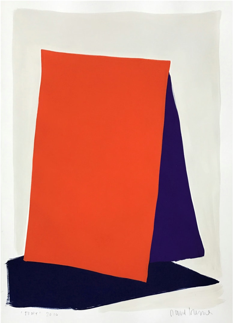 Paul Kremer, Tent (Paper Study), 2016