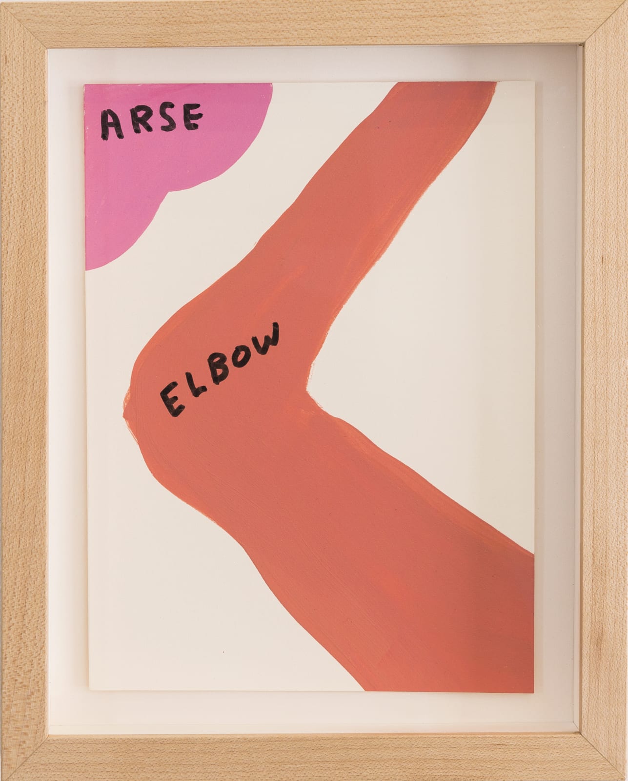 David Shrigley, Arse and Elbow, 2021