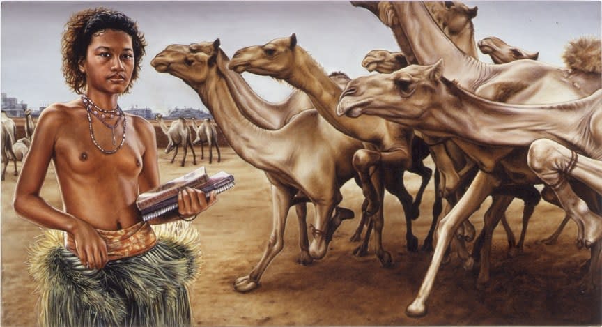 Damian Loeb, HOBBLED (TO PREVENT STRAYING), 1996