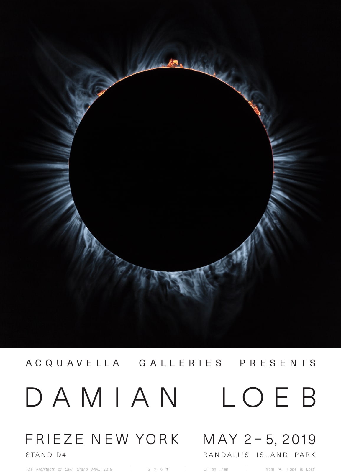 Damian Loeb, All hope is Lost Poster - third run, 2019