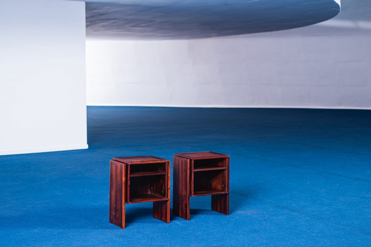 Joaquim Tenreiro, Pair of end tables, ca. 1966