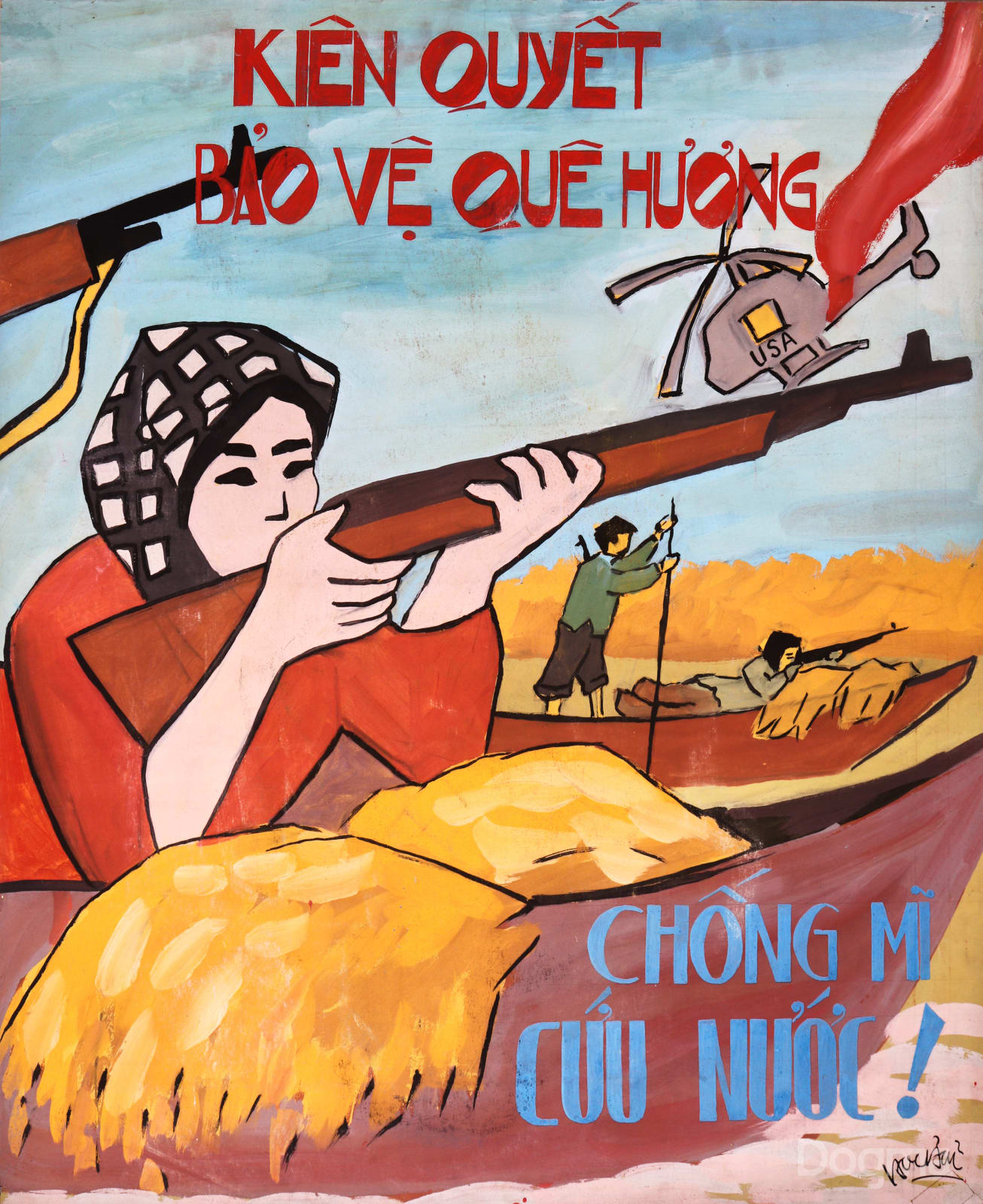 Ngọc Hải, Kiên quyết bảo vệ quê hương