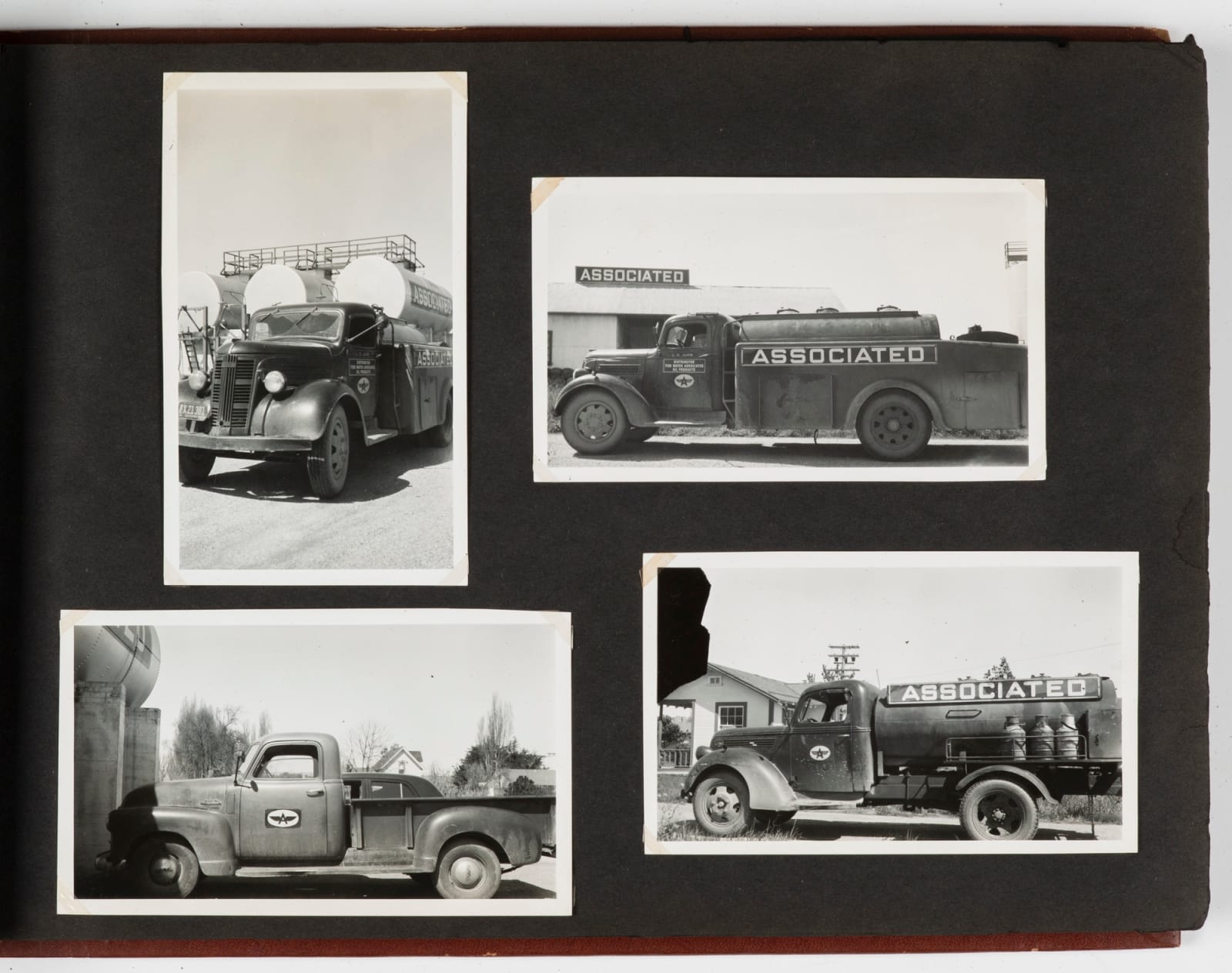 [Associated Oil Company], Album showing the development of "Flying A" Gas Stations from San Jose to Los Angeles, 1948-57