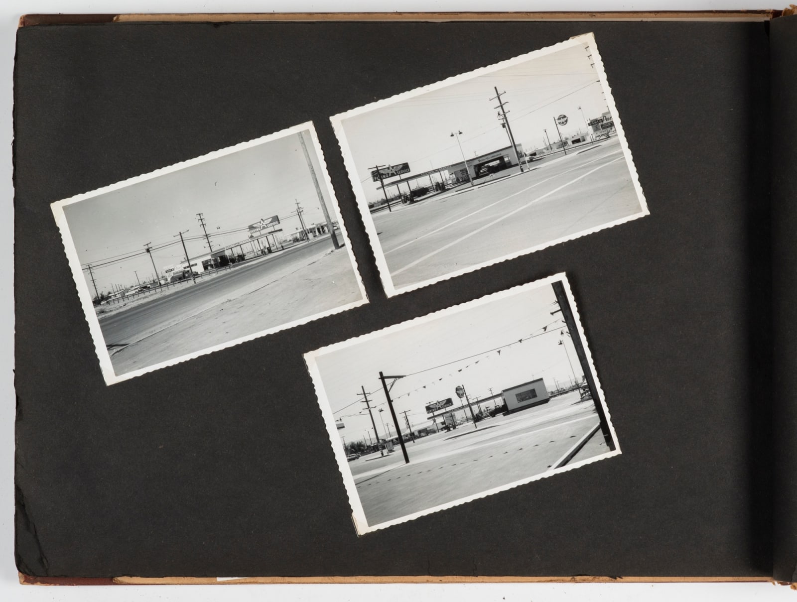 [Associated Oil Company], Album showing the development of "Flying A" Gas Stations from San Jose to Los Angeles, 1948-57