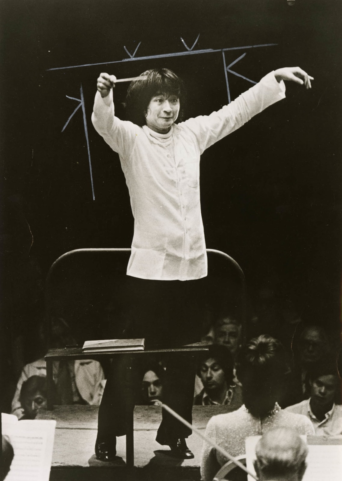 [Seiji Ozawa], Large Collection of Photos Showing the Famed Japanese Conductor, 1960s-90s