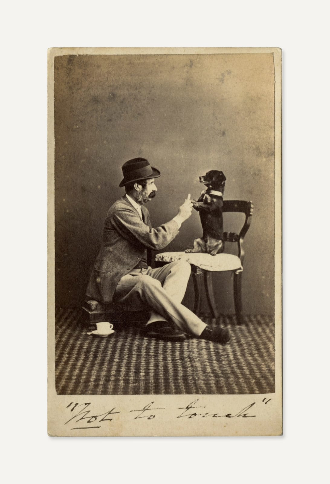 Unknown (W. E. M.), Training "Toby" the Dog "Not to Touch", 1872